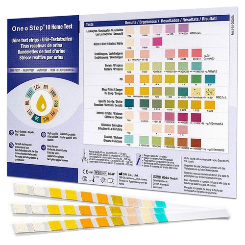Urine test strips 10 - 5,