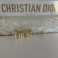 CHRISTIAN DIOR BROOCH GOLD NEW