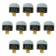 10pcs/100pcs Soft Billiard Snooker Cue Stick Screw-on Tips 10-13mm