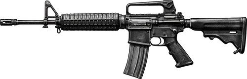 M16 gun rifle - rifle,
