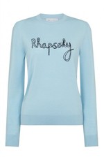 Bella Freud Rhapsody Chainstitch Jumper Fifth Element Blue Size Medium