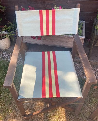 Wooden folding directors chair - wooden,