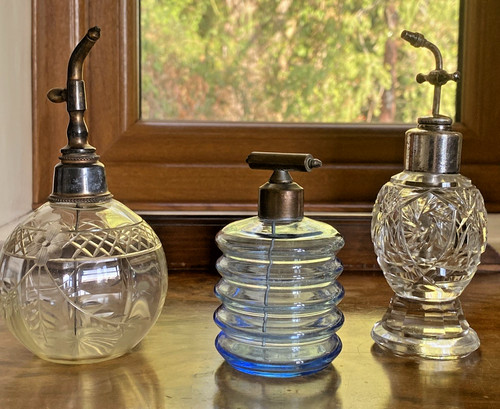 Vintage glass atomiser - vintage, x