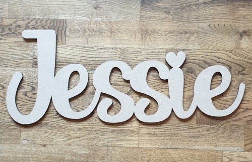 Personalised letters wood - personalised,