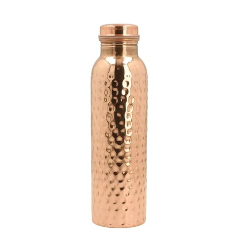 Pure copper water bottle - copper,