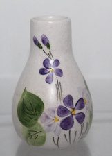 RADFORD POTTERY MINIATURE VIOLETS PATTERN FV VASE