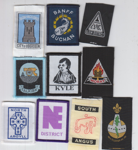 Boy scout badges from scotland - boy,