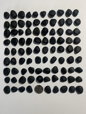 Black Sea Glass Seaham Rare