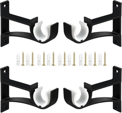 Pack curtain pole brackets - curtain,