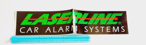 Laserline car alarm sticker - laserline,