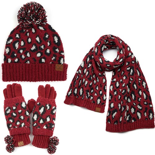 3pc women warm fuzzy - c.c,