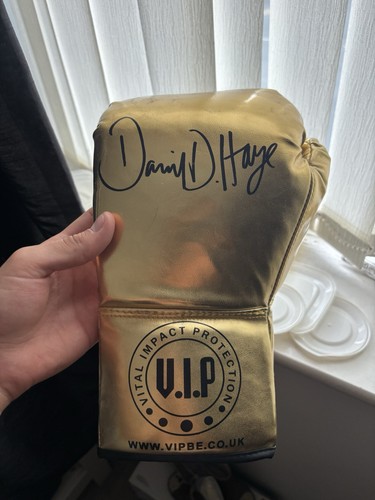David haye hand signed - david,