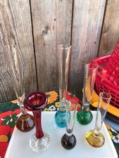 6 VINTAGE 50S 60S COLOURED