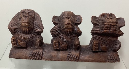 The three monkeys - monkeys, bonheur