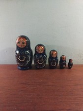 VINTAGE RUSSIAN DOLLS X5