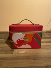 Ted Baker Empty Vanity Case Raspberry Orange Makeup Bag New Unused No Tags