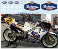 1/12 Decals for NSR 500 WAYNE