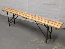 British Army - Military - MOD - Wooden Trestle Folding Bench