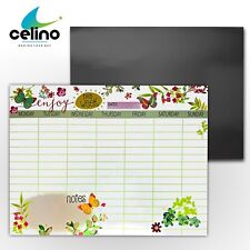 A4 Weekly Planner Magnetic Whiteboard Dry Wipe Fridge To Do List Meal Shopping