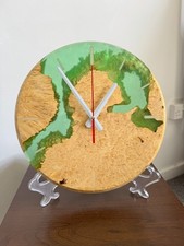 Handmade 35cm Maple & Emerald