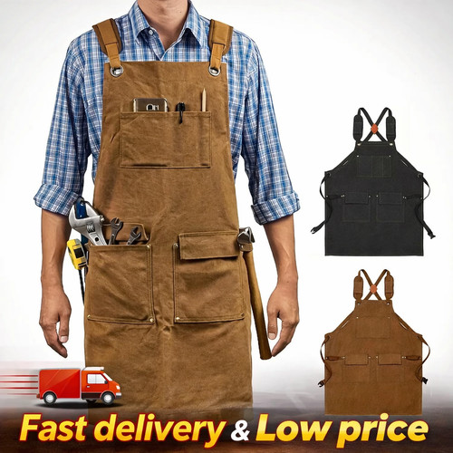 Thickened canvas apron - canvas,