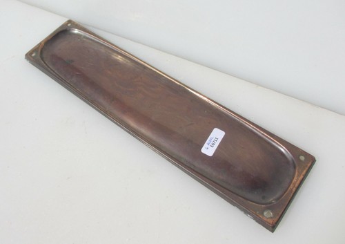 Victorian brass finger plate - victorian,
