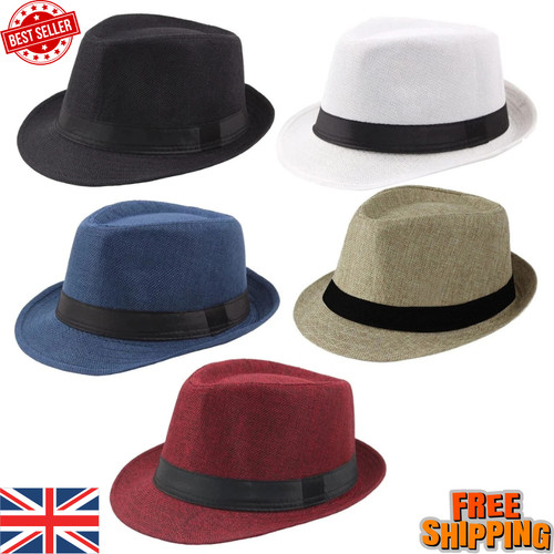 Mens fedora hat - trilby, summer