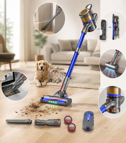 45kpa cordless vacuum 450w - 45kpa,