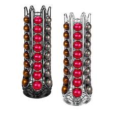 Vinsani 48 Coffee Pod Holder Rotating for Nespresso Vertuo Vertuoline Capsules