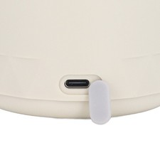 White Cream Self Stirring Mug 380ml 304 StainlesSteel USB Rechargeable Porta NEW