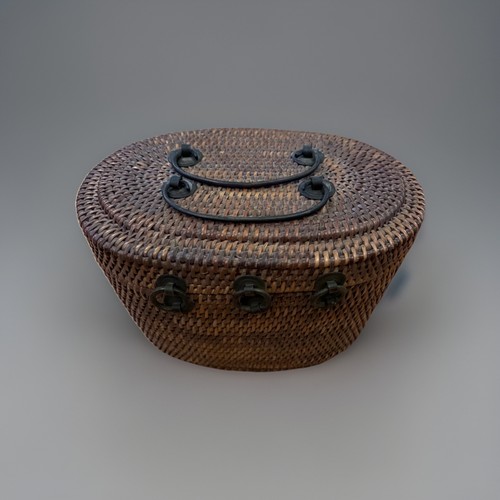 Antique chinese rattan tea - antique,