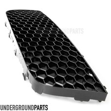 GLOSS BLACK VW GOLF MK5 GTI HONEYCOMB MESH FRONT LOWER CENTRE BUMPER GRILLE