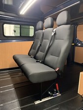 triple  quick release  rear van seats    m1 certified  insurance approved 