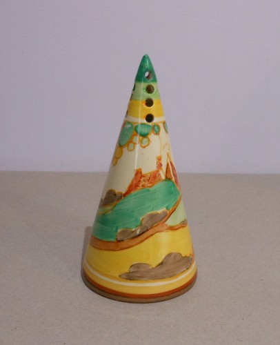 Clarice cliff conical sugar - cliff,