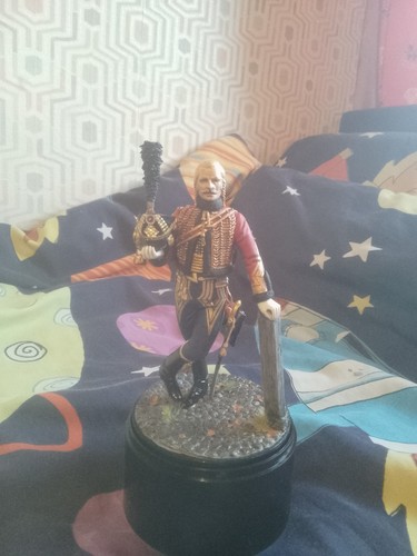 Painted resin military soldier - painted,