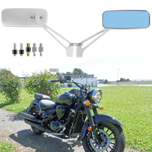 Chrome motorcycle rear mirrors - motorcycle,
