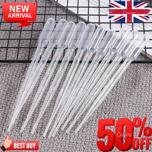 3ml plastic pipettes transfer - 3ml,
