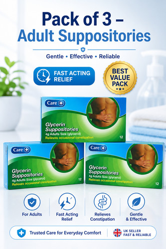 Care glycerin suppositories - glycerin,