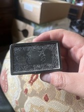 C19th Pewter Snuff Box