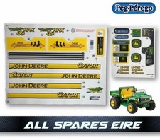 PEG PEREGO JOHN DEERE GATOR HPX DECAL STICKER LABEL GRAPHICS LOGO SET