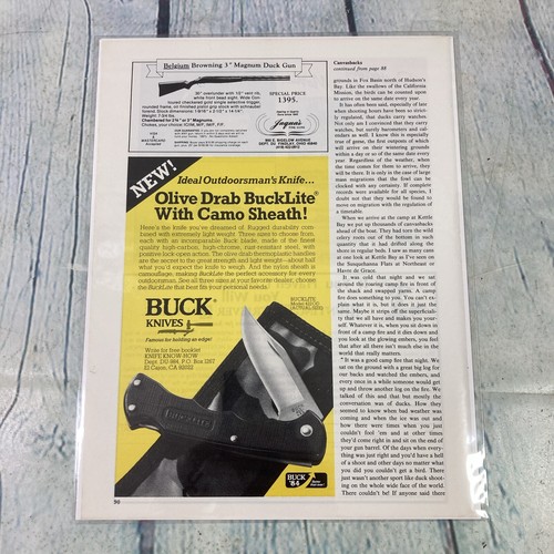 1984 buck knives - buck, bucklite