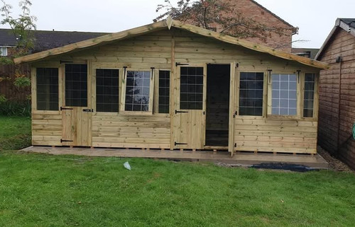 20x10 summer house log - 20x10, lap