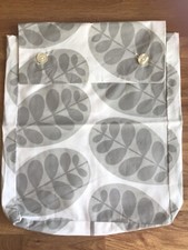 Orla Kiely Botanica Stem Pebble Grey One Boxy Bag Storage Dust Cover New