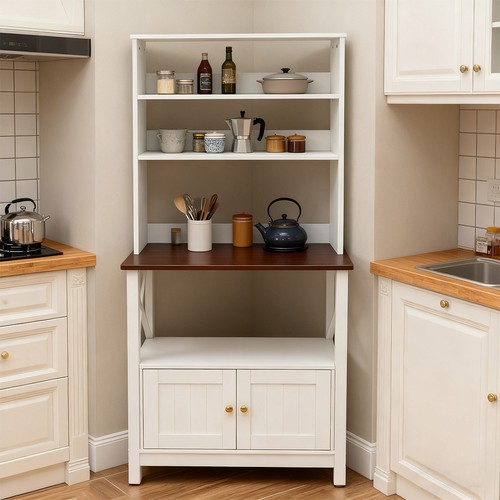 White tall kitchen larder - tall,