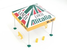Diorama Model Kit Sports Cars Tent Rally Tent in Scale 1:43 Car Model Display