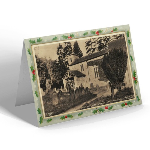 Xmas notelet vintage - xmas,