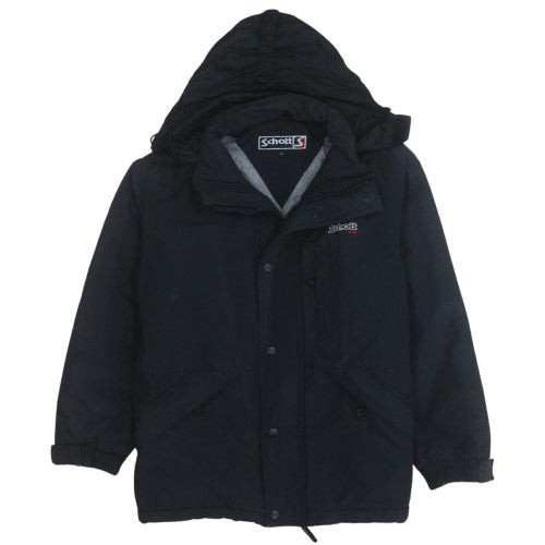 Schott nyc men black hooded - schott,