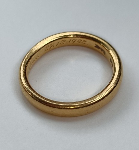 Vintage 22ct gold wedding - vintage,