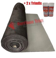 3m Suede Flex(stretch) Van lining faux suede seating vw camper BLACK + 2 glue