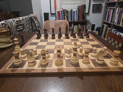 European staunton chess set - staunton,